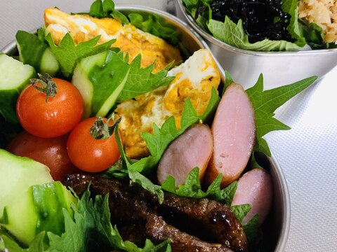 お弁当のおかず！冷蔵庫で漬けるだけ！牛肉の漬け焼き